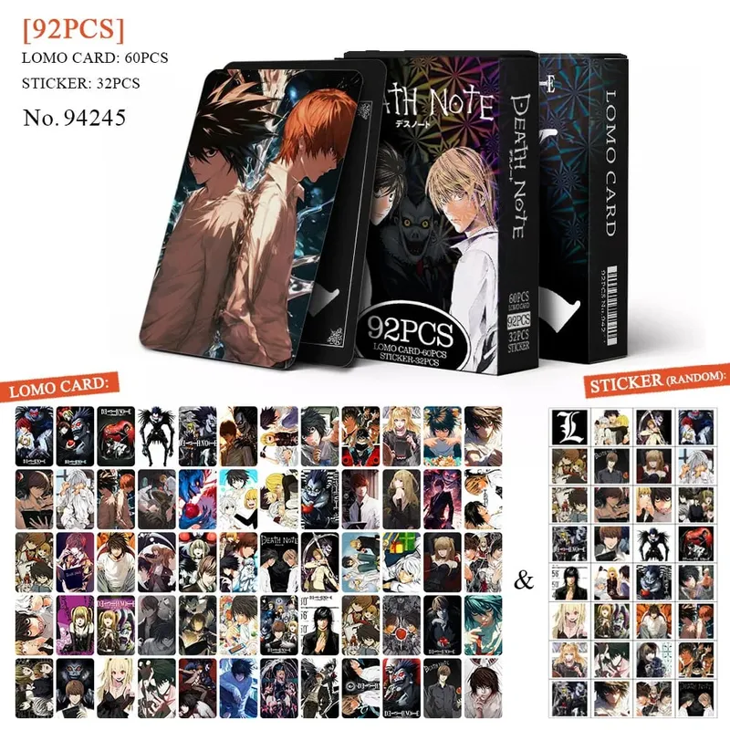 Anime Attack on Titan Lomo Card Pohlednice Hračka Haikyuu Lékárnické deníky Honkai Star Rail Collection Karty s nálepkami Dárek