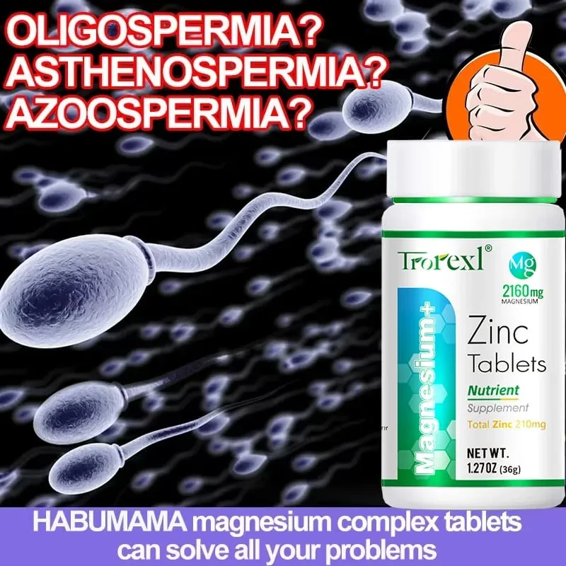Najlepszy suplement magnezu i cynku 60 tabletek Zwiększa witalność Zdrowie immunologiczne — image 2