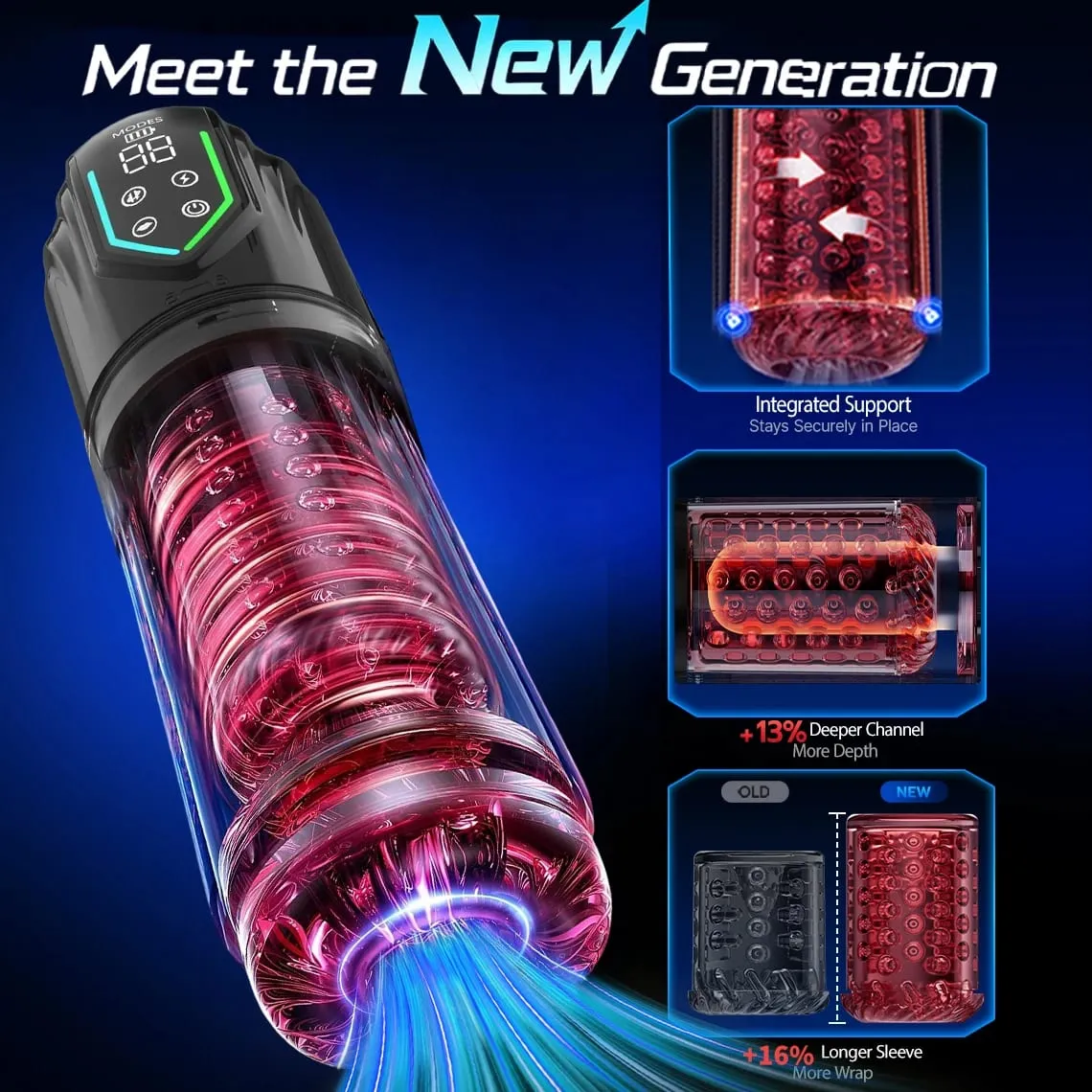 Automatic Male Masturbator 7 Rotating Licking Modes Mastubator Cup Electric Pocket Pussy Penis Sex Toy For Men Adult Supplies — image 2