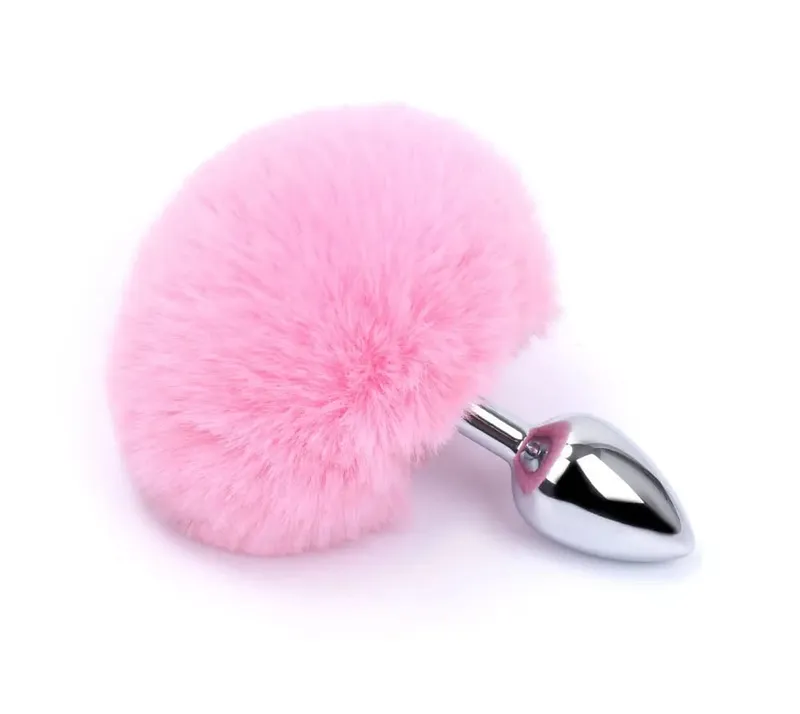 Rabbit Tail Fox Tail Metal Anal Plug Sex Toy adult Product for Woman Anal Plug Dog Tails Slave Cosplay Fetish Gear Accessories — image 8