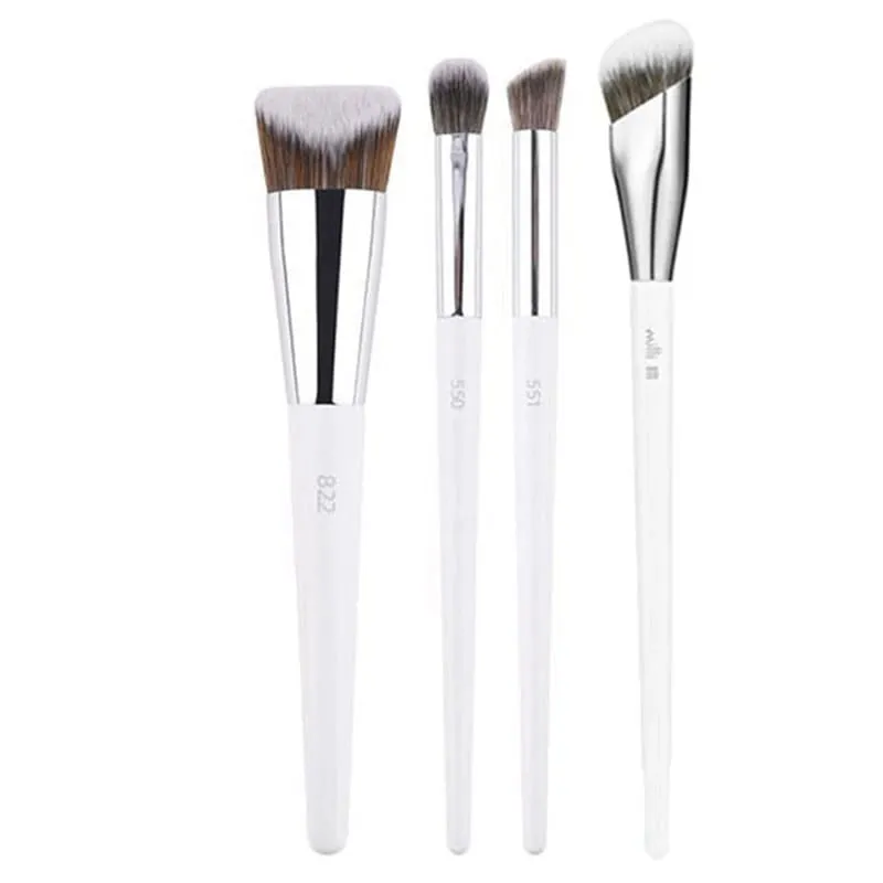 1pc White Powder Makeup Brushes 3D Liquid Foundation Base Make up Brush Eyeshadow blending Detail Face Eye Concealer Beauty tool