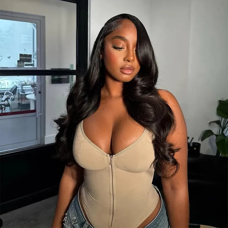 Sexy Tight Corsets Bodysuit For Women Deep V-neck Zippers Sleeveless Slimming Underwear 2026 New Lady Solid Backless Rompers