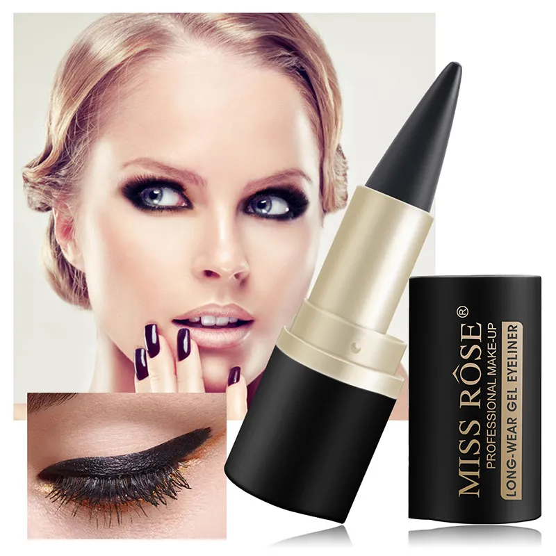 MissRose Waterproof Eyeliner Gel Matte - 24H Quick-drying Rich Pigment Single Head Gel Pencil Smudge-proof Long-lasting Black — image 3