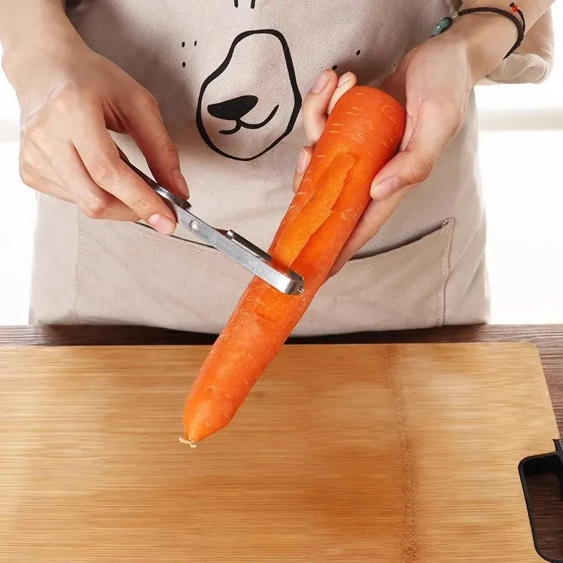 Stainless Steel Peeler Melon Planer Multi-function Kitchen Accessories Potato Scraper Kitchen Peeling Fruit Peeler Household New — image 4
