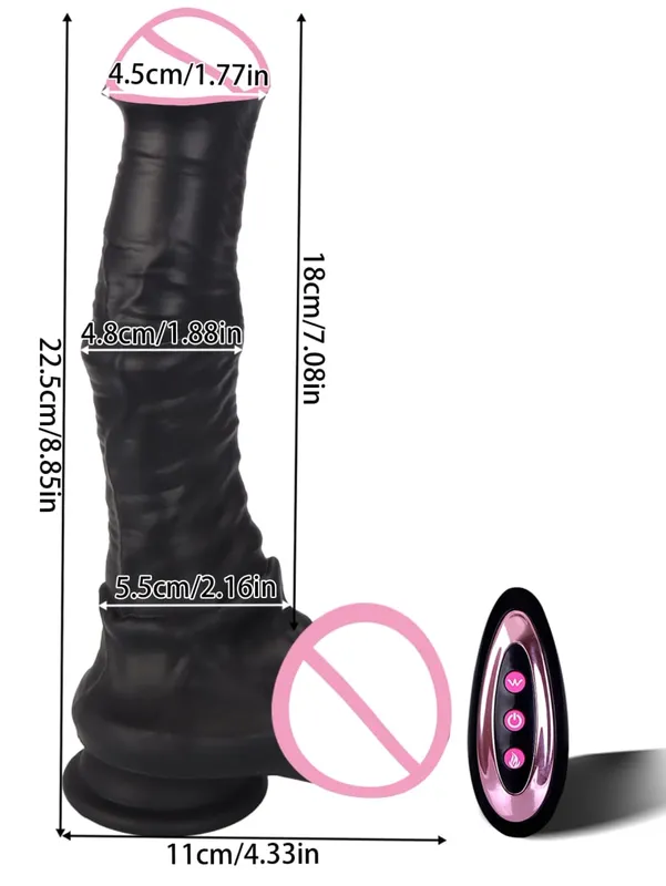 Big Telescopic Dildo Sex Toy Vibrator Dildo Remote Control Thrusting Vibration Penis Monster Dildos Vagina Anal G Spot Massager