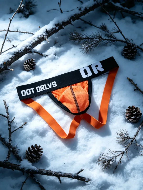 Mens G String ชุดชั้นในตาข่าย Contrast พิมพ์จดหมายเอวยางยืดกว้าง 3D Contour U กระเป๋าตาข่ายวัสดุที่มีความซับซ้อน