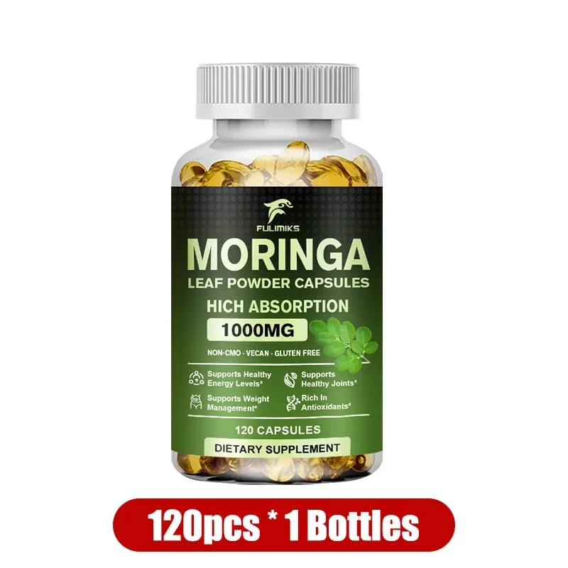 Buy 2 Get 2 Free! Pure Moringa Leaf Powder Supplement Energy Metabolism and Immune Support Weight Management Non-GMO — image 8