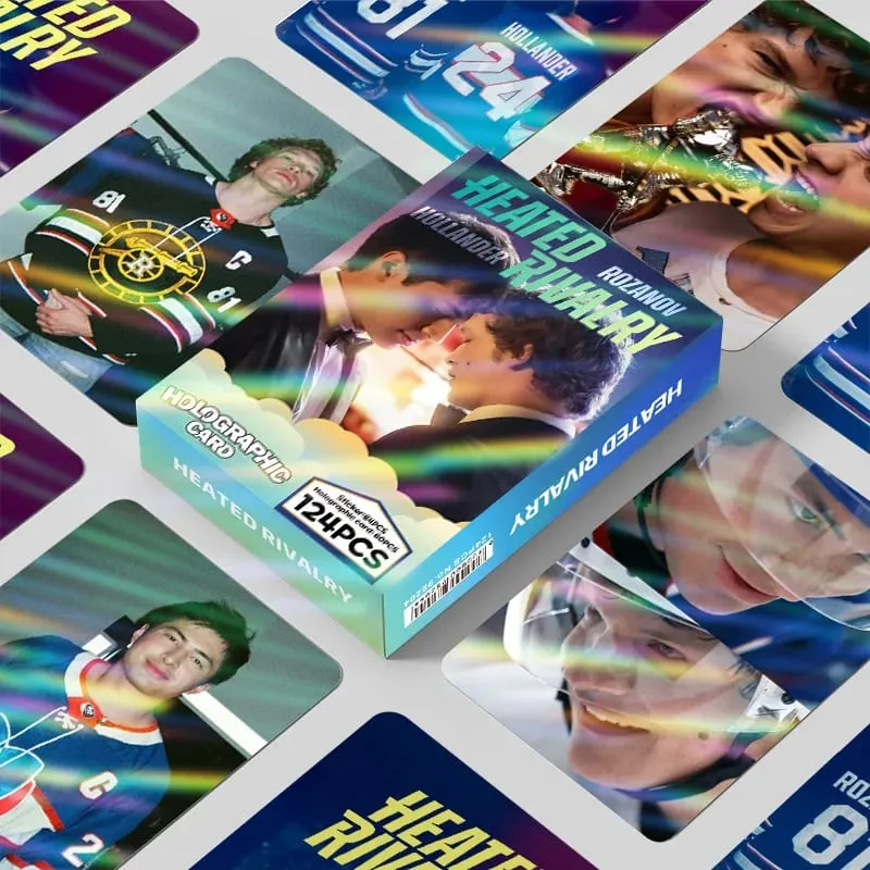 124pcs Heated RIVALRY Photocards Stickers Kpop Merch Lomo Cards Set Fans Collection Cards Gifts — image 1