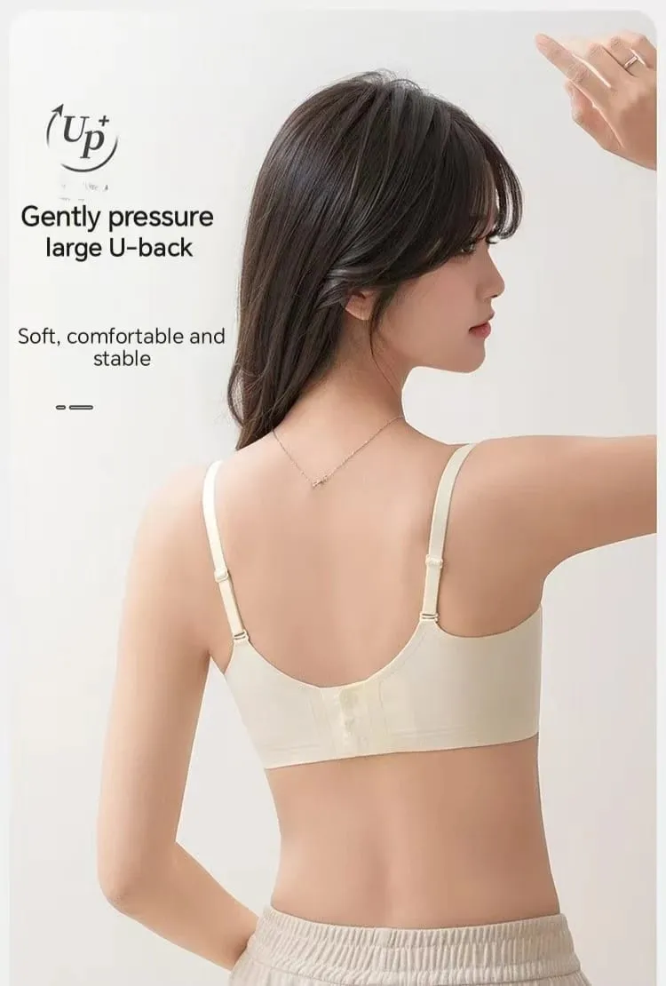Sutiã push up sem costura, sutiã pequeno para coleta de seios, ampliador, anti-flacidez, parte superior fina e inferior grossa, sem arame, lingerie para mulheres, 2025 — image 5