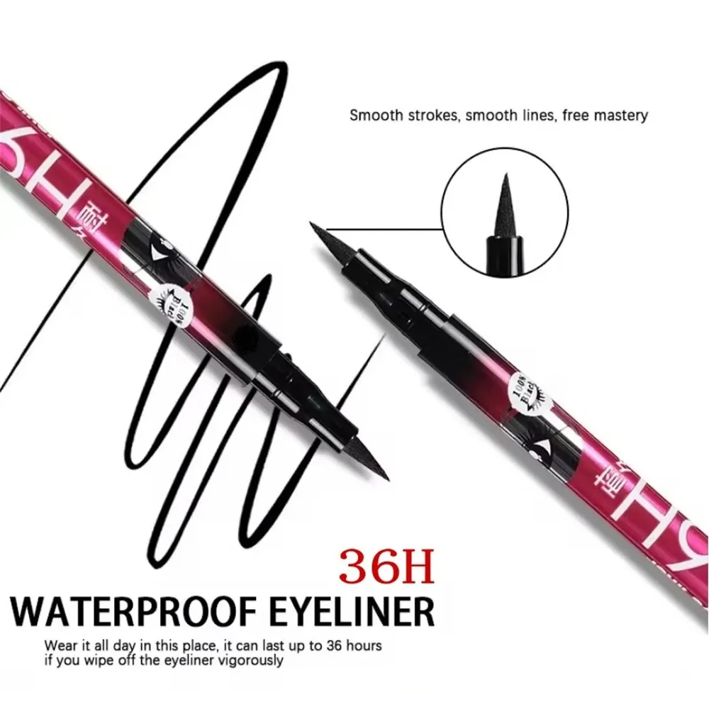 1/3/5 τεμ. Smooth Black Liquid Eyeliner Pen Ultra-fine Pen Tip 36H Eye Liner Pencil Αδιάβροχο μακιγιάζ για αρχάριους — image 7