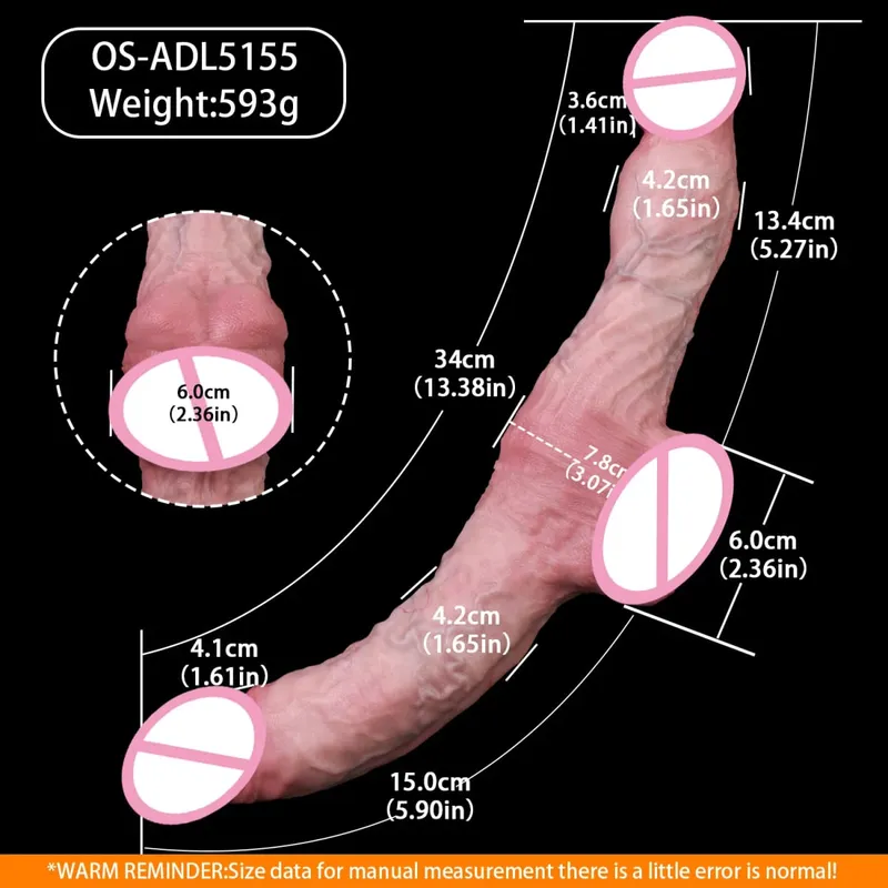 Godes en Silicone à Double extrémité, godemichet Anal souple, jouet intime pour adulte, jeu de Couple réutilisable, Plug Anal, dilatateur d'anus
