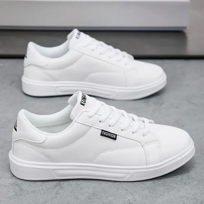 Men Shoes Comfortable Casual For Women White Leather Sneakers Lightweight Walking Flat Outdoor Sport Running Tennis Zapatillas