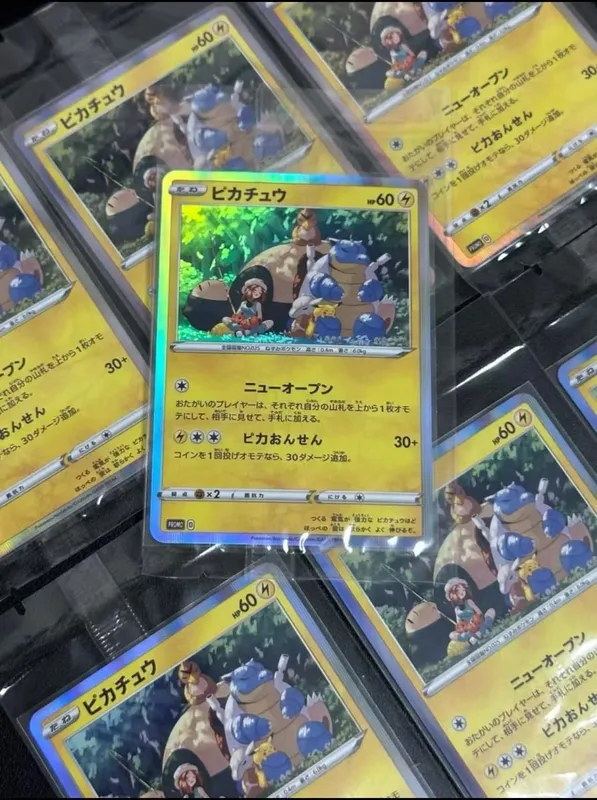 Diy Self-control Ptcg Pikachu Charizard Venusaur Blastoise Pokemon Card Anime Collection Cards Gift Toys
