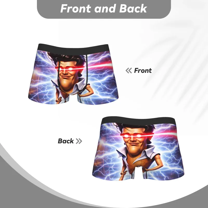 Calzoncillos tipo bóxer Charlie Kirk Meme, ropa interior, pantalones cortos aduaneros de alta calidad, calzoncillos novedosos para hombre, bragas de talla grande 2XL