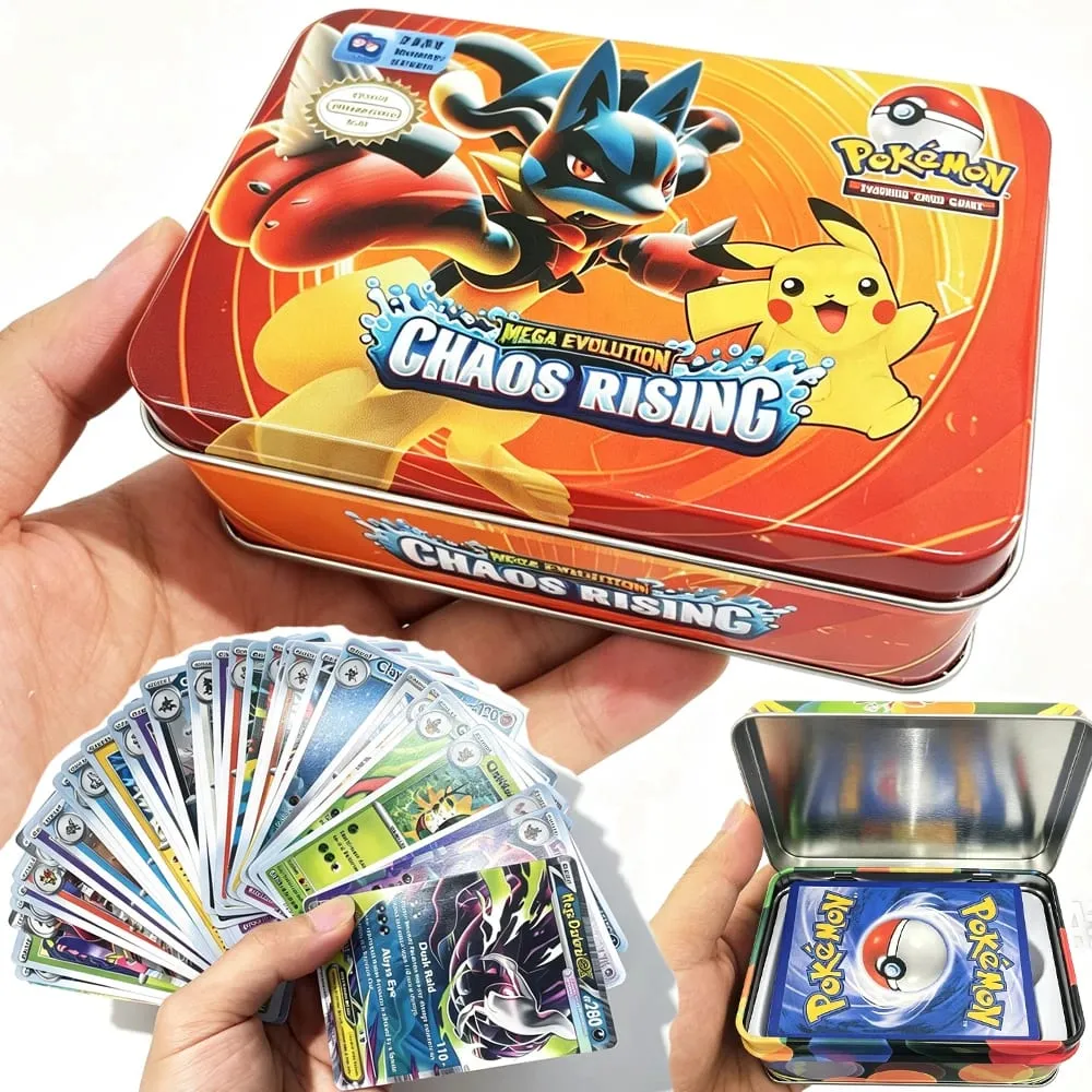 42pcs Pokémon Cards Battle Toys Lost Origin Pokémon Box with Anime Bank Pokémon Game Cards MEGA EVOLUTION for Childre — image 2