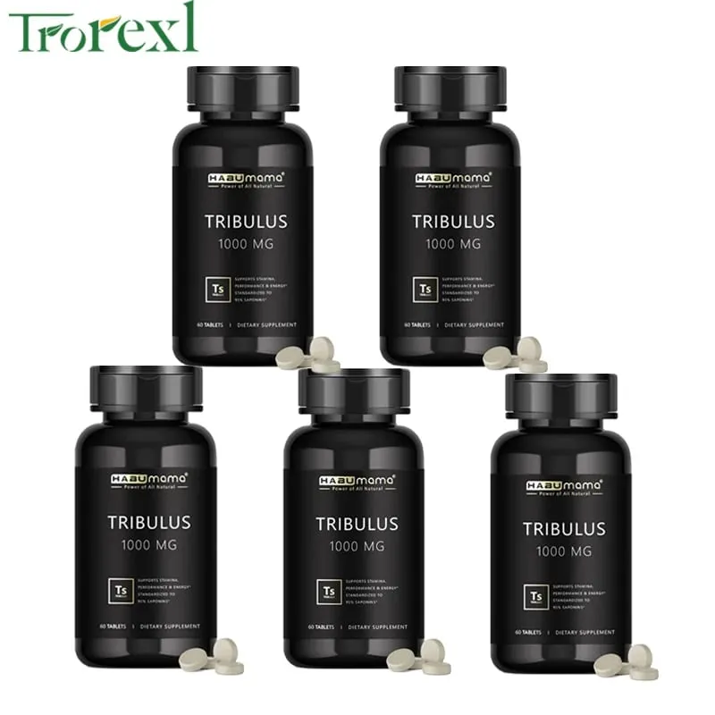 Comprimidos de Tribulus Terrestris de alta pureza, suplemento masculino que aumenta a resistência energética e ação rápida 60 comprimidos — image 9