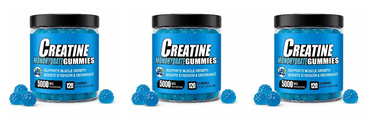 Creatine Monohydrate Gummies 5000mg Per Serving 120 Gummies for Muscle Strength Endurance & Energy Dietary Supplement — image 9