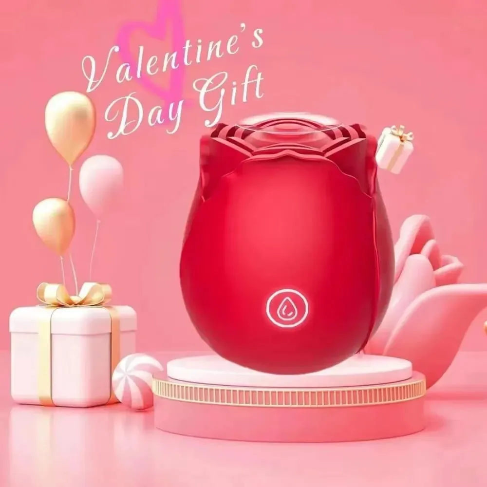 Powerful Vagina Sucking Vibrator rose toy toungue Intimate Good Nipple Sucker Oral Licking Clitoris Stimulation Sex Toy Women — image 5
