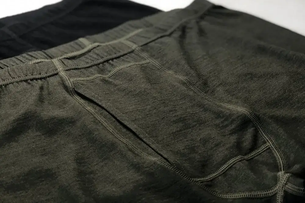 Seluar Dalam Lelaki Merino Wool Long Drop Boxer Brief 100% Bulu Merino Lapisan Asas 240G Lelaki Sukan Seluar Dalam Kecergasan Bernafas — image 5