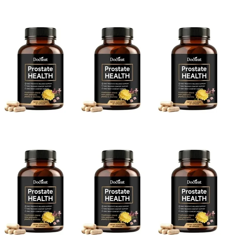 Prostate Health Capsules for Men Saw Palmetto Pumpkin Seed & Lycopene with Zinc for Urinary Flow & Bladder Comfort 60 Count — image 12