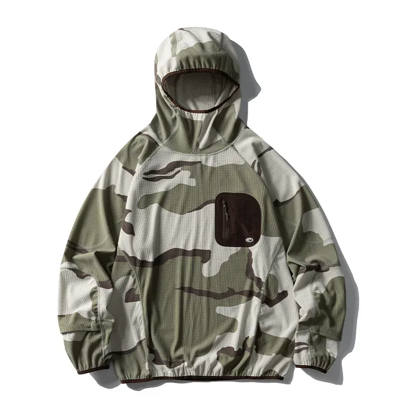 Outdoor Sport Hoodies Men Women Lightweight Fleece Long Sleeve Breathable Pullovers Hooded Sweatshirt Unisex Track T Shirts Tops — image 16