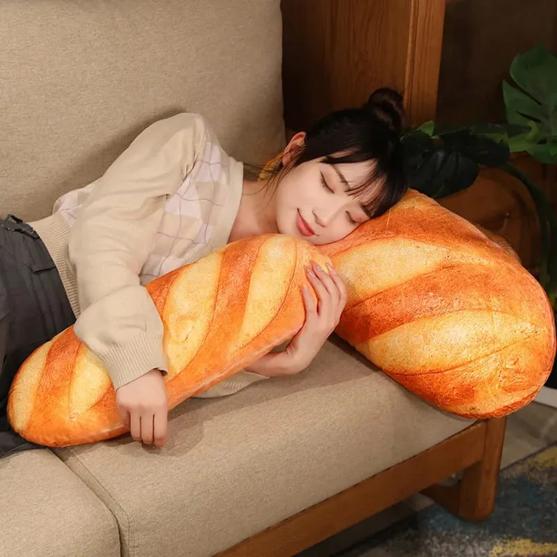 20-50CM Giant Bread Plush Long Pillow Toy Soft Funny Simulation Food Toy Creative Cushion Birthday Present Christmas Gift — image 10