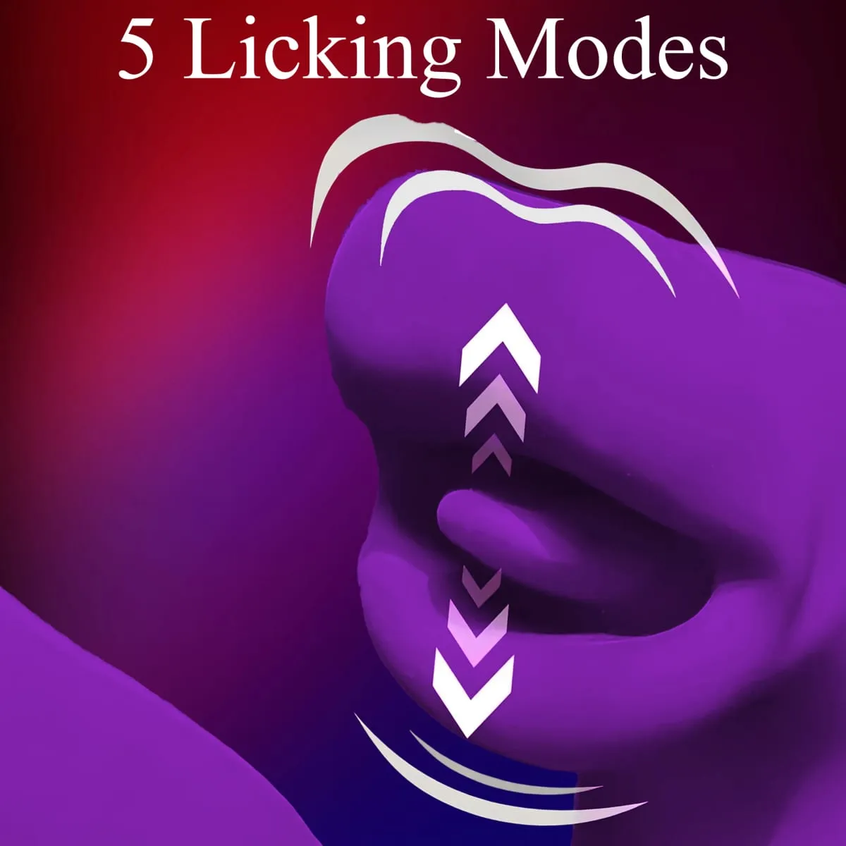 Four-in-One Female Vibrator with Clitoral G-Spot Stimulation Dual Motor Tongue Lick Massage 7 Modes of Slap 7 Modes of Vibration — image 2