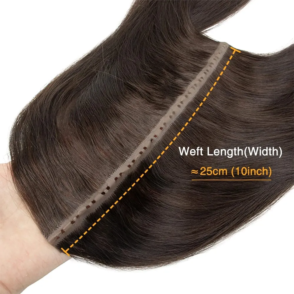 XO Twin Tabs Butterfly Hair Weft Extensions Human Hair Double Injected PU Weft Hole Flat Twin Tabs Real Natural Microlink Hair