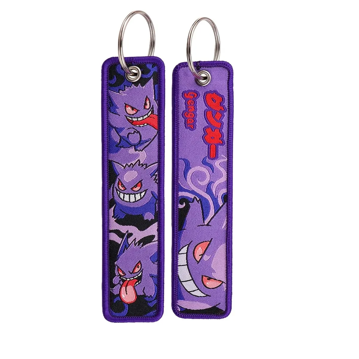 HOT Sale Pokémon Anime Monsters Keychain for Cars Backpack Key Holders Embroidery Keyrings Key Tag Jet Tag Accessories Gif 1pcts — image 3