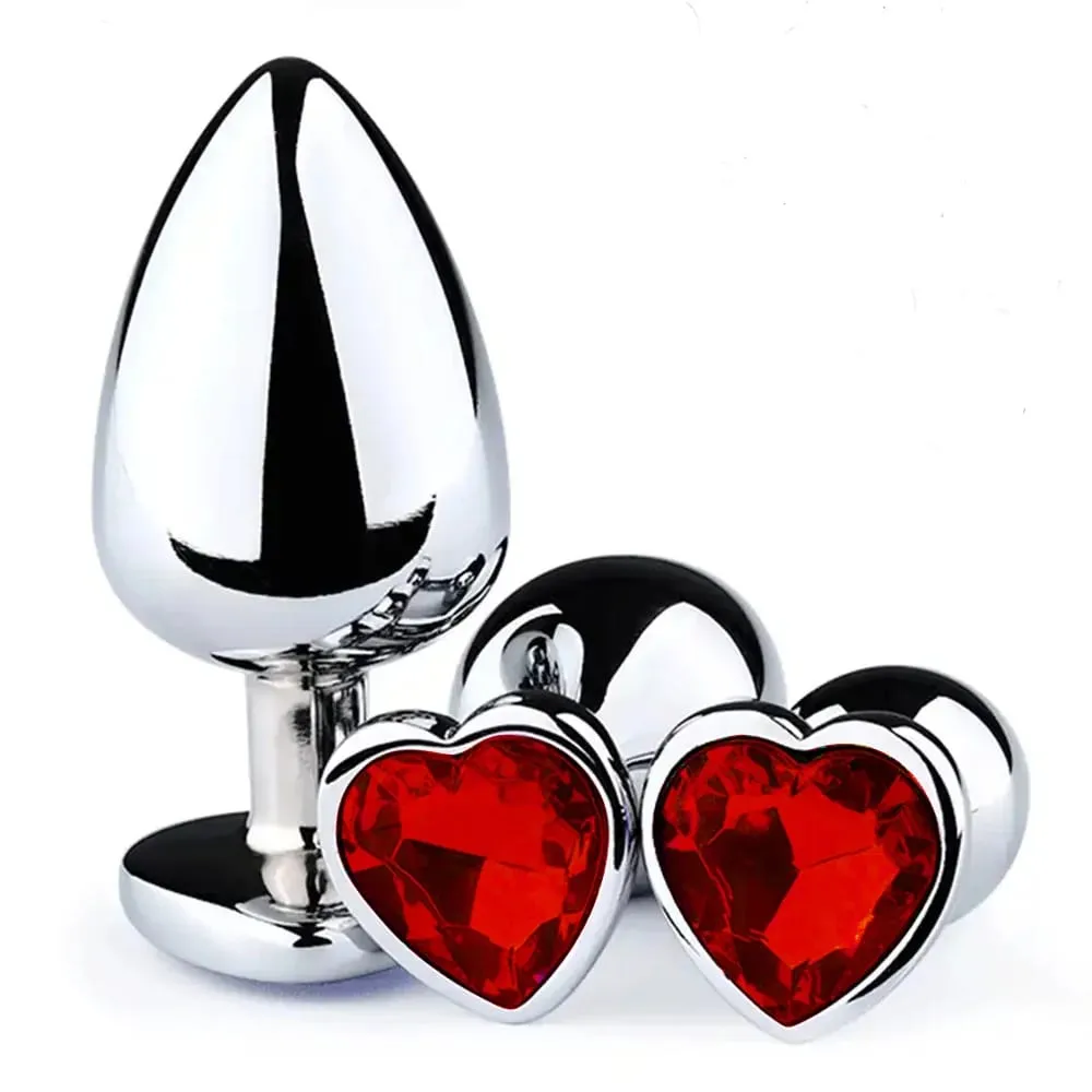 3 Sizes Metal Anal Plug Jewelry Base Beginner To Expert Butt Plug Tail Female Male Adult Toys Dildos Adult Sex Toys Couples — image 3