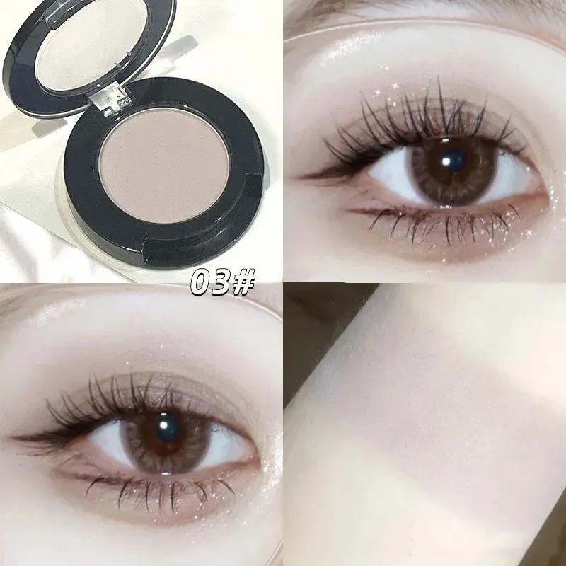 Monochrome Matte Brown Eyeshadow Makeup Waterproof Lasting Shiny Green Eye Makeup Natural Brighten Eyeshadow Highlighter Palette — image 21