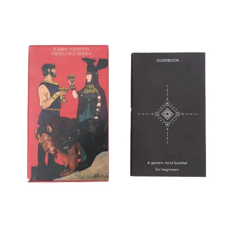 Circe Tarot 78 Cards with Instruction Booklet Fate Divination Tarot Cards FortuneTelling Card Games Party Board Game 10.3*6cm