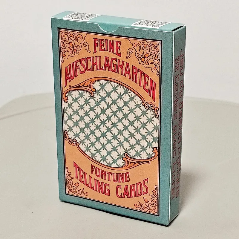 Traditional Cartomancy Cards 9*6cm Vintage Antique Destiny Fortune Telling Cards 32-Card Oracle Deck Le Jeu Du Destin Antique