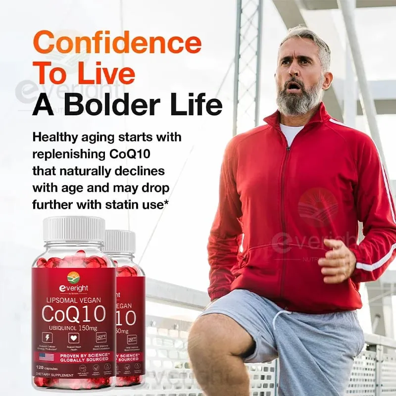 Liposomal CoQ10 150mg Capsules High Absorption Ubiquinol Coenzyme Q10 for Antioxidant Heart Function & Energy Production — image 2