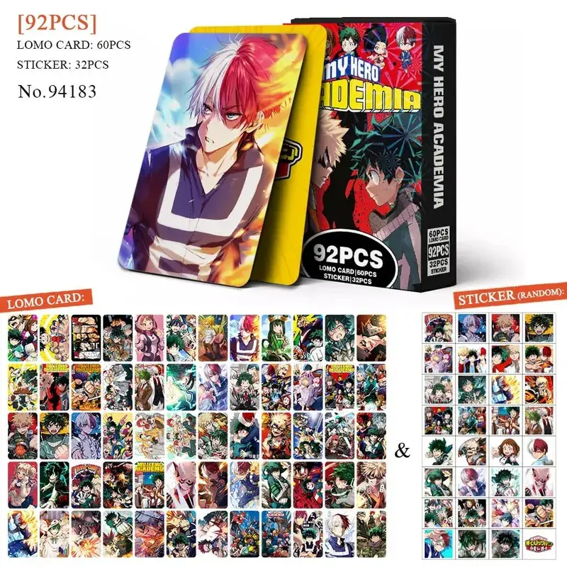 Anime Attack on Titan Lomo Card Pohlednice Hračka Haikyuu Lékárnické deníky Honkai Star Rail Collection Karty s nálepkami Dárek — image 21