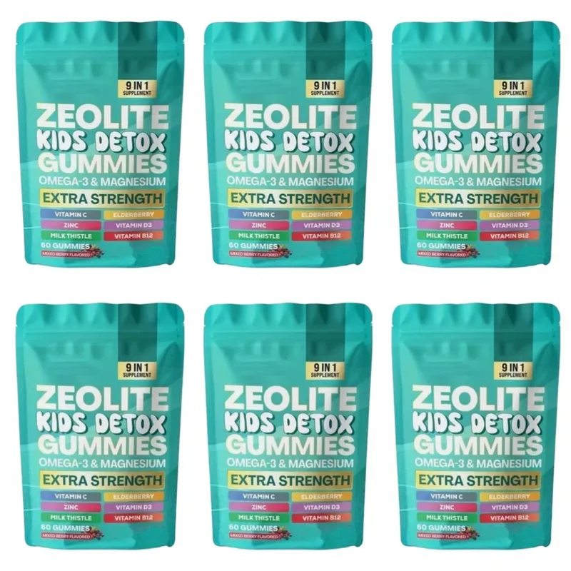 Zeolite Gummies 60 Count Naglalaman ng Multivitamin Omega-3 Magnesium at Elderberry Support Detoxification at Immune System Health — image 11