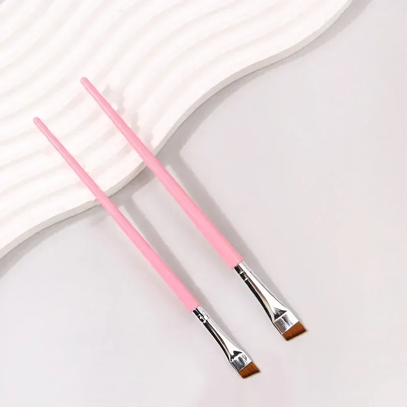 Karsyngirl 2/3Pcs Blade Eyeliner Brush Eyebrow Brush Portable Flat Fine Eye Liner Brow Contour Makeup Brushes Makeup Tool — image 8