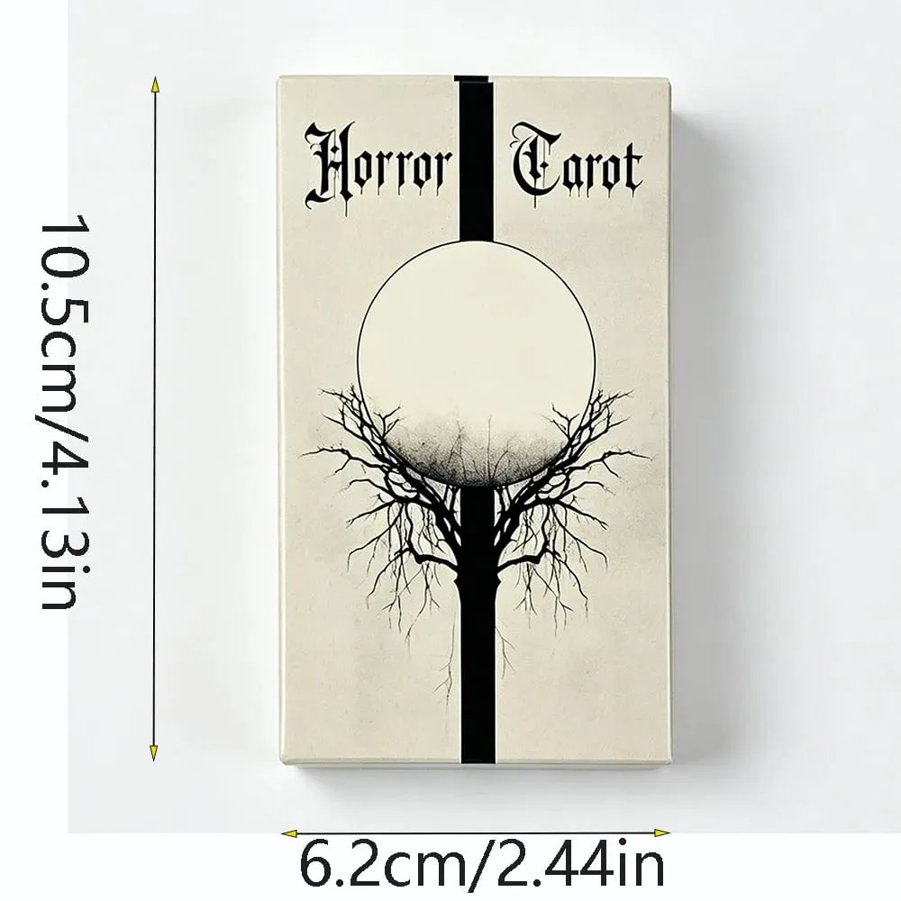 Mystery Horror Tarot Deck 78 Card Set for Divination Power Exploration and Psychic Insight | Δώρα αποκριών και Χριστουγέννων — image 6
