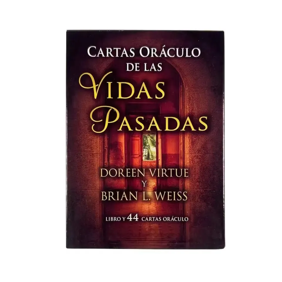 Spanish Past Of Life Oracle Cards 44pcs Edition Board Games Tarot Deck Playing Cards