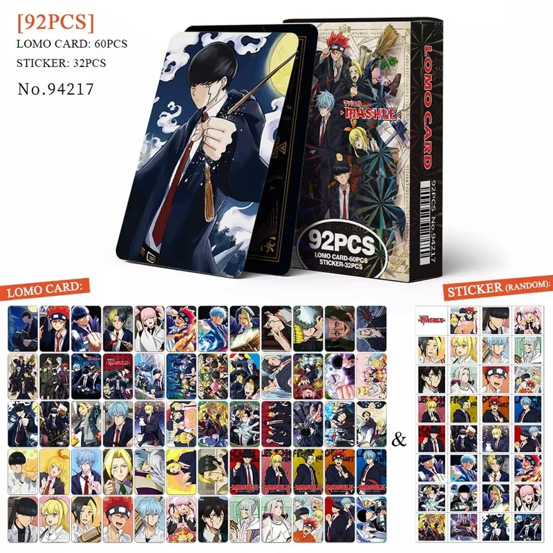 Anime Attack on Titan Lomo Card Pohlednice Hračka Haikyuu Lékárnické deníky Honkai Star Rail Collection Karty s nálepkami Dárek — image 8
