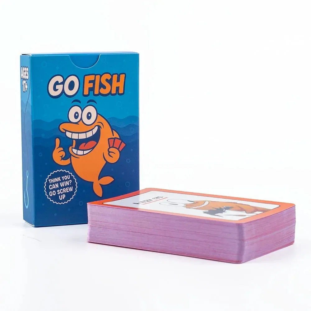 Go Fish Card Game With A Twist Hilarious Gag Gift Fun Family Interaction Party Game for Friends Adults Play Board Games — image 5