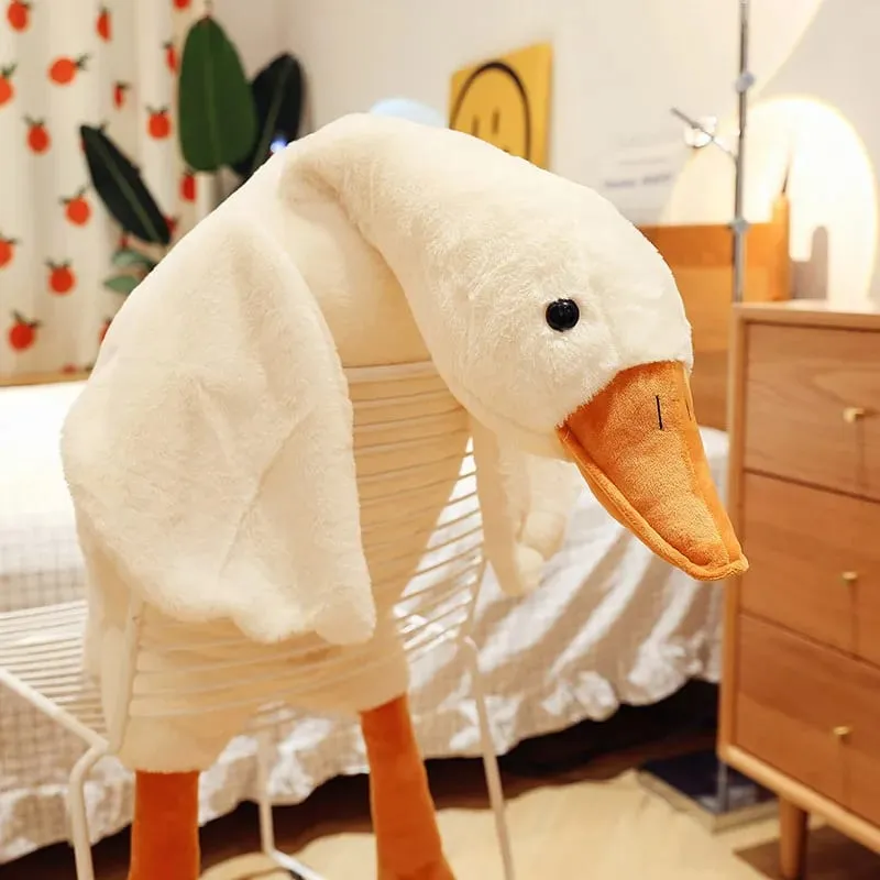 90/130/160/190cm plush baby goose stuffed animal throw pillow for large sofa for bedtime companionship plush pillow as a gift — image 7