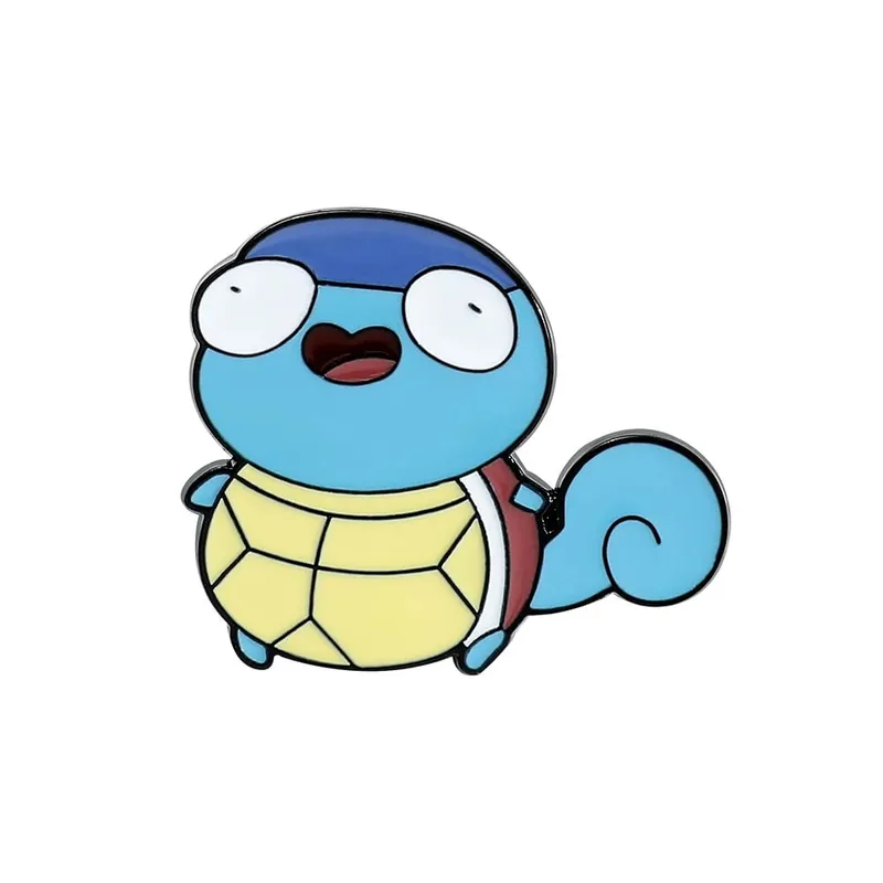 Anime Pokemon Enamel Pin Pikachu Bulbasaur Psyduck Squirtle Badge Brooch Denim Clothes bag Cute Animal kid Jewelry Gift toy — image 8