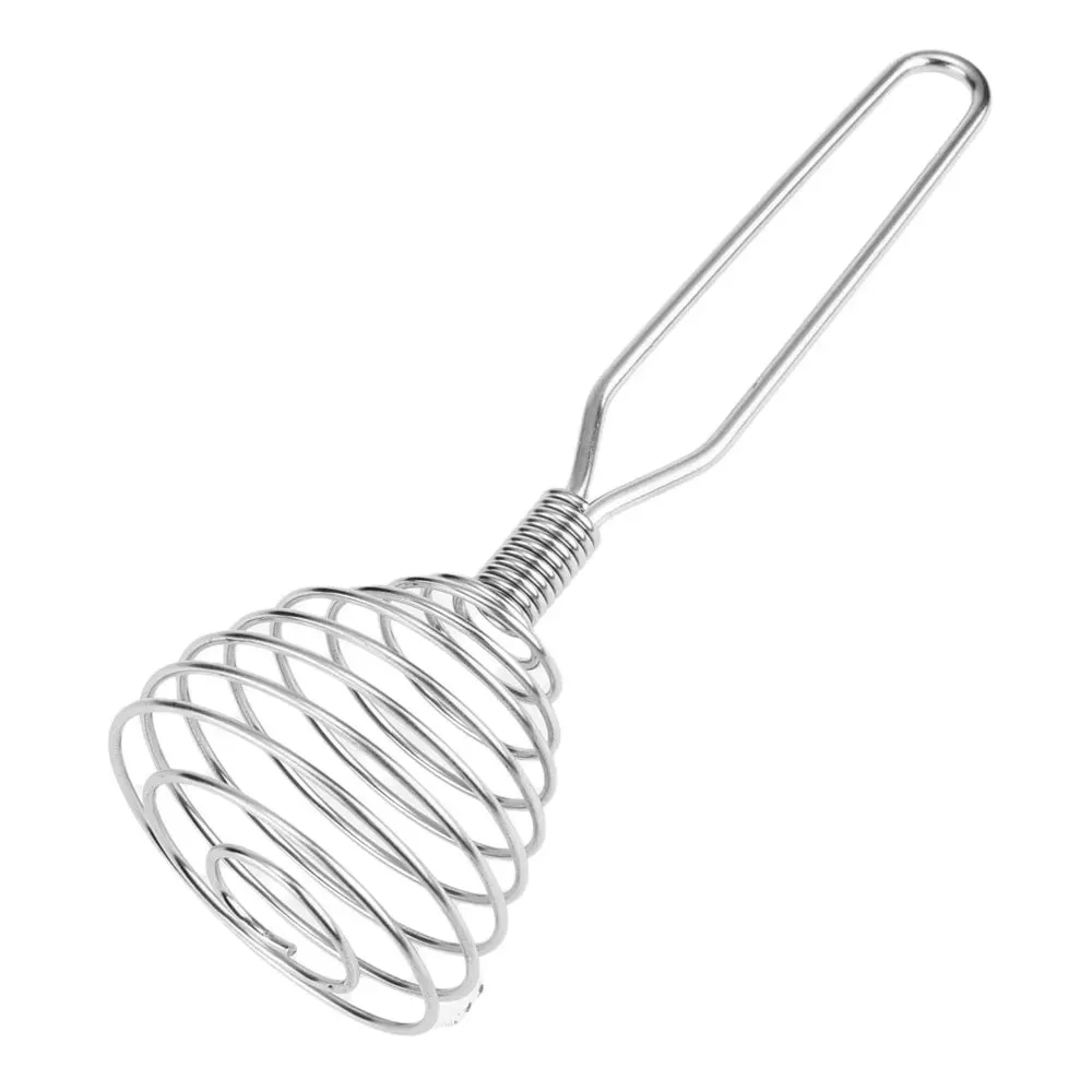 Kitchen Accessories Spiral Whisk Stirrer Mixer Stainless Steel Egg Milk Jam Beater Manual Blender Cooking Kitchen Utensil Tool — image 5