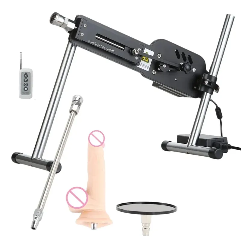 70W/120W/200W Power Sex Machine Silent Adults Masturbation Vac-u Lock Sex Machine With Dildo for Women Sex Toys