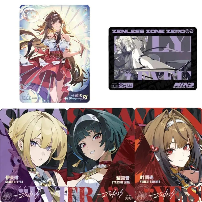 Flash soul Zenless Zone Zero ALL series Piper Wheel Ye Shunguang rare SS UR Game Collection card birthday gift — image 1