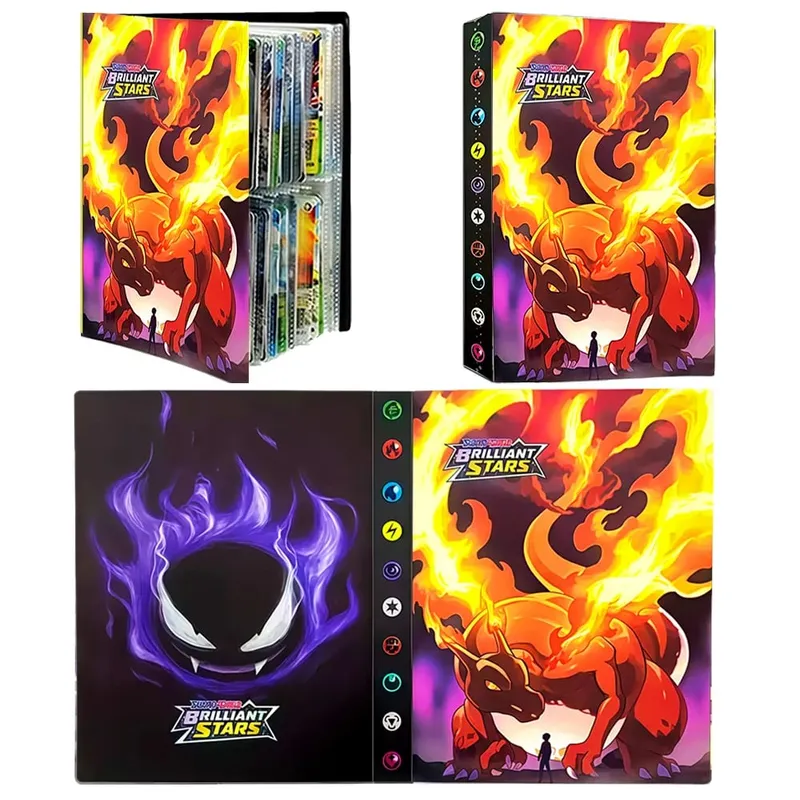 240/540PCS Pok é mon Cards Album Book Pokemon Game Charizard Card Album VMAX GX EX Holder Collection Binder Folder Kids Toy Gift