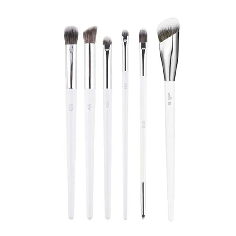 1pc White Powder Makeup Brushes 3D Liquid Foundation Base Make up Brush Eyeshadow blending Detail Face Eye Concealer Beauty tool