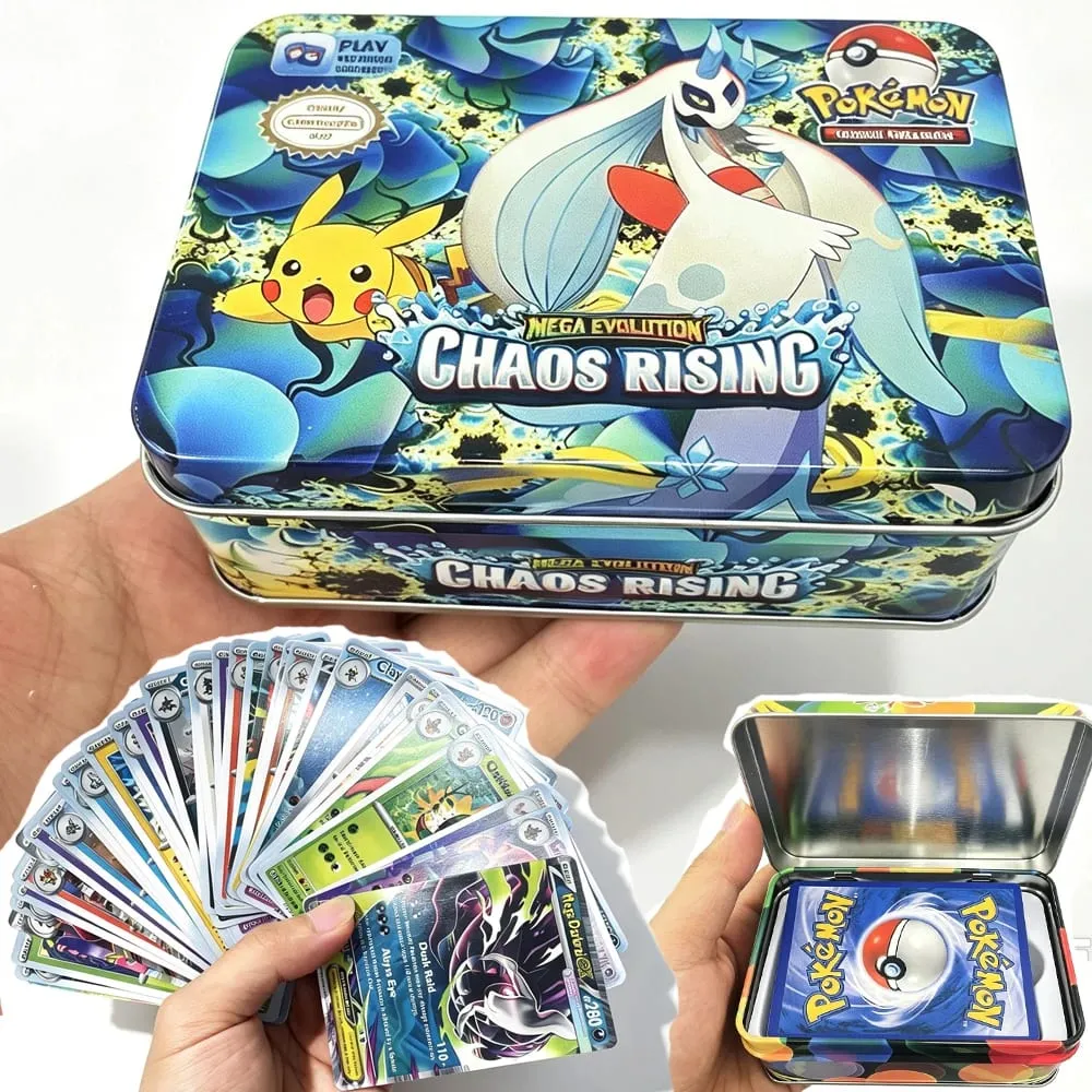 42pcs Pokémon Cards Battle Toys Lost Origin Pokémon Box with Anime Bank Pokémon Game Cards MEGA EVOLUTION for Childre — image 4