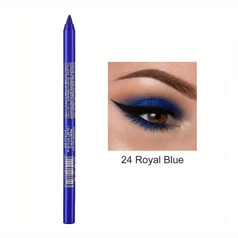 Matita per eyeliner perlescente a 17 colori, colorata, impermeabile, a lunga durata, opaca, liscia, facile da indossare, ombretto, penna per eyeliner, trucco per gli occhi — image 23